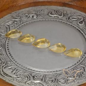 Shop natural 4.19ct Medium Gold  Citrine gems, En forme de poire, from Brésil at GemSelect. In stock, global shipping!
