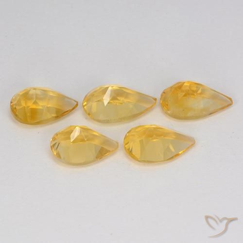 Shop natural 3.36ct Medium Gold  Citrine gems, En forme de poire, from Brésil at GemSelect. In stock, global shipping!