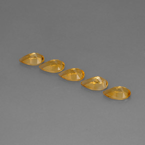Achetez naturel 3.53ct Doré Citrine gems, En forme de poire, En provenance Brésil chez GemSelect. En stock, livraison internationale!