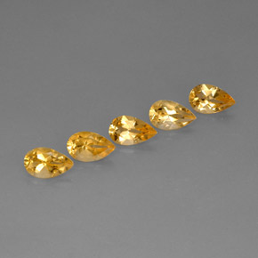 Achetez naturel ct jaune citrine gems, en forme de poire, en provenance brésil chez gemselect. en stock, livraison internationale!