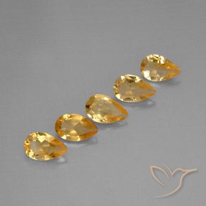 Shop natural 3.22ct Medium-Light Orange-Gold  Citrine gems, En forme de poire, from Brésil at GemSelect. In stock, global shipping!