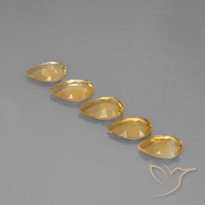 Shop natural 3.22ct Medium-Light Orange-Gold  Citrine gems, En forme de poire, from Brésil at GemSelect. In stock, global shipping!
