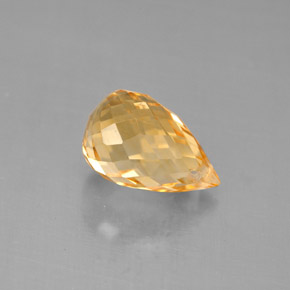 Citrine or naturelle briolette, 2,74 ct, VVS