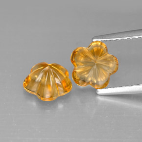 Achetez naturel ct or citrine gems, taille fleur, en provenance madagascar chez gemselect. en stock, livraison internationale!