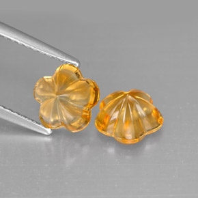 Achetez naturel ct or citrine gems, taille fleur, en provenance madagascar chez gemselect. en stock, livraison internationale!