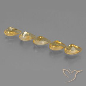 Shop natural 3.92ct Doré léger Citrine gems, En forme de poire, from Brésil at GemSelect. In stock, global shipping!