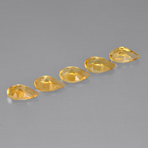 Achetez naturel ct jaune citrine gems, en forme de poire, en provenance brésil chez gemselect. en stock, livraison internationale!