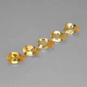 Achetez naturel ct jaune citrine gems, en forme de poire, en provenance brésil chez gemselect. en stock, livraison internationale!