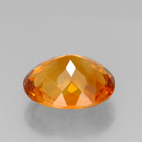 Citrine Jaune orange naturelle Coupe ovale, 5.00 ct, VVS-VS