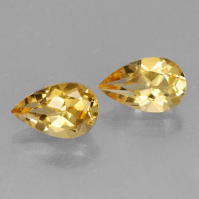Achetez naturel ct jaune citrine gems, en forme de poire, en provenance brésil chez gemselect. en stock, livraison internationale!