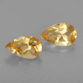 Achetez naturel ct jaune citrine gems, en forme de poire, en provenance brésil chez gemselect. en stock, livraison internationale!