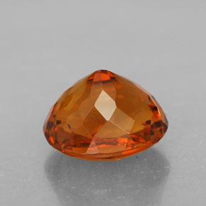 Citrine orange naturelle coupe ovale, 5,81 ct, VVS-VS