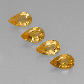 Achetez naturel 2,51ct jaune citrine gems, en forme de poire, en provenance brésil chez gemselect. en stock, livraison internationale!