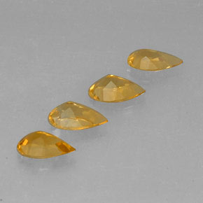 Achetez naturel 2,51ct jaune citrine gems, en forme de poire, en provenance brésil chez gemselect. en stock, livraison internationale!