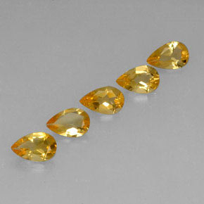 Achetez naturel 3,08ct doré citrine gems, en forme de poire, en provenance brésil chez gemselect. en stock, livraison internationale!