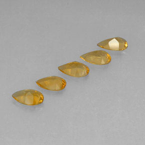 Achetez naturel 3,08ct doré citrine gems, en forme de poire, en provenance brésil chez gemselect. en stock, livraison internationale!