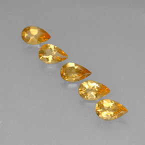Achetez naturel 3,12ct doré citrine gems, en forme de poire, en provenance brésil chez gemselect. en stock, livraison internationale!