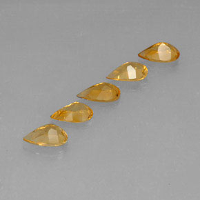 Achetez naturel 3,12ct doré citrine gems, en forme de poire, en provenance brésil chez gemselect. en stock, livraison internationale!