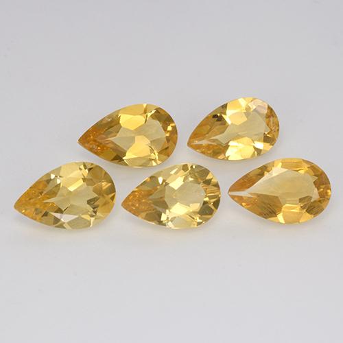 Achetez naturel 3,17ct doré citrine gems, en forme de poire, en provenance brésil chez gemselect. en stock, livraison internationale!
