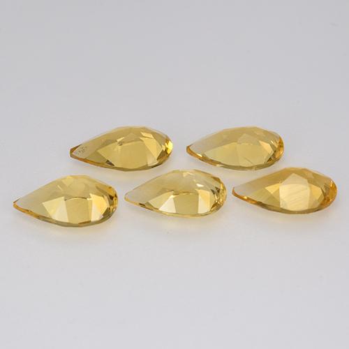 Achetez naturel 3,17ct doré citrine gems, en forme de poire, en provenance brésil chez gemselect. en stock, livraison internationale!