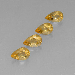 Achetez naturel 2,63ct jaune citrine gems, en forme de poire, en provenance brésil chez gemselect. en stock, livraison internationale!