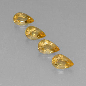 Achetez naturel 2,63ct jaune citrine gems, en forme de poire, en provenance brésil chez gemselect. en stock, livraison internationale!
