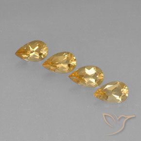 Shop natural 2.88ct Light Orange-Gold  Citrine gems, En forme de poire, from Brésil at GemSelect. In stock, global shipping!