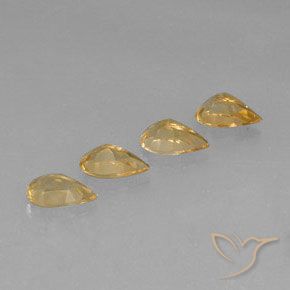 Shop natural 2.88ct Light Orange-Gold  Citrine gems, En forme de poire, from Brésil at GemSelect. In stock, global shipping!