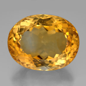 Citrine Jaune doré naturelle Coupe ovale, 25.86 ct, VVS