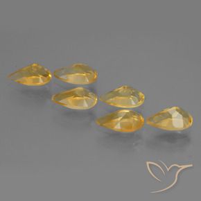 Shop natural 4.70ct Medium Gold  Citrine gems, En forme de poire, from Brésil at GemSelect. In stock, global shipping!