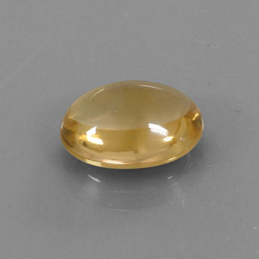 Citrine or naturelle coupe ovale, 2,87 ct, transparent