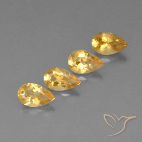 Achetez naturel 2.66ct Gold  Citrine gems, En forme de poire, En provenance Brésil chez GemSelect. En stock, livraison internationale!