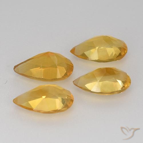 Shop natural 2.71ct Bright Gold  Citrine gems, En forme de poire, from Brésil at GemSelect. In stock, global shipping!
