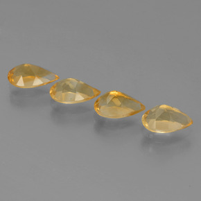 Achetez naturel 2,85ct doré citrine gems, en forme de poire, en provenance brésil chez gemselect. en stock, livraison internationale!