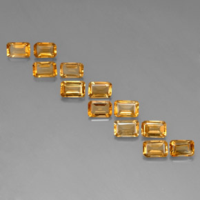 Achetez naturel ct jaune citrine gems, taille émeraude, en provenance madagascar chez gemselect. en stock, livraison internationale!