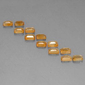 Achetez naturel ct jaune citrine gems, taille émeraude, en provenance madagascar chez gemselect. en stock, livraison internationale!