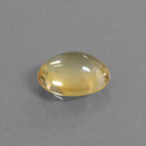 Citrine or naturelle coupe ovale, 3,21 ct, transparent