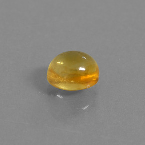 Citrine or naturelle coupe ovale, 2,48 ct, transparent