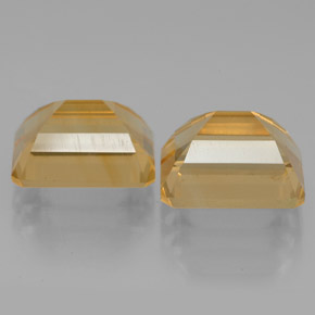Achetez naturel ct jaune citrine gems, taille émeraude, en provenance brésil chez gemselect. en stock, livraison internationale!