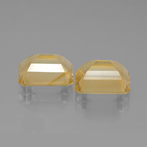 Achetez naturel ct jaune citrine gems, taille émeraude, en provenance brésil chez gemselect. en stock, livraison internationale!