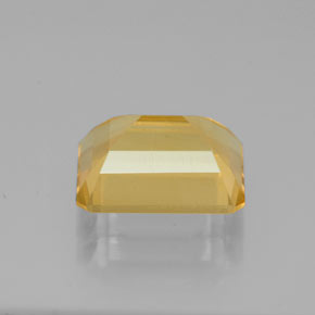 Citrine jaune naturelle taille émeraude, 2,23 ct, VS