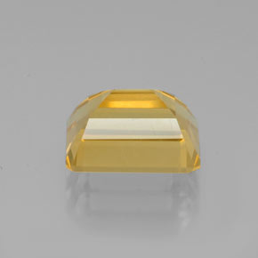 Citrine jaune naturelle taille émeraude, 2,29 ct, VS