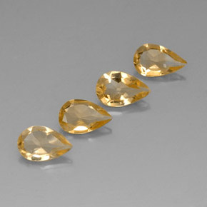 Achetez naturel ct jaune citrine gems, en forme de poire, en provenance brésil chez gemselect. en stock, livraison internationale!