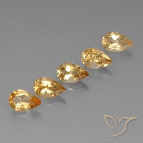 Shop natural 4.20ct Medium-Light Orange-Gold  Citrine gems, En forme de poire, from Brésil at GemSelect. In stock, global shipping!