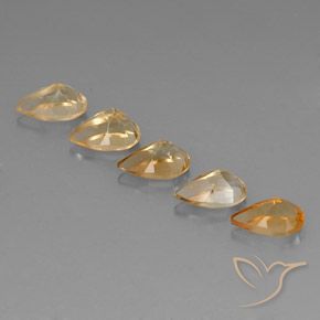 Shop natural 4.20ct Medium-Light Orange-Gold  Citrine gems, En forme de poire, from Brésil at GemSelect. In stock, global shipping!