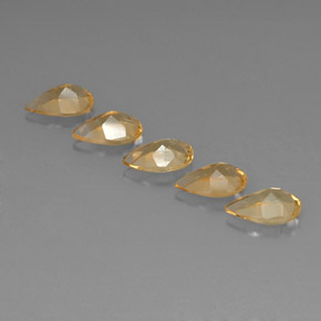 Achetez naturel 3.52ct Doré Citrine gems, En forme de poire, En provenance Brésil chez GemSelect. En stock, livraison internationale!