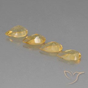 Shop natural 2.87ct Medium Gold  Citrine gems, En forme de poire, from Brésil at GemSelect. In stock, global shipping!