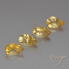 Shop natural 3.46ct Doré léger Citrine gems, En forme de poire, from Brésil at GemSelect. In stock, global shipping!