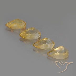 Shop natural 3.46ct Doré léger Citrine gems, En forme de poire, from Brésil at GemSelect. In stock, global shipping!