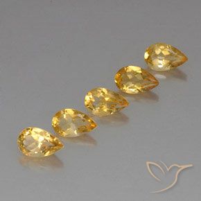 Shop natural 4.08ct Top Gold Citrine gems, En forme de poire, from Brésil at GemSelect. In stock, global shipping!